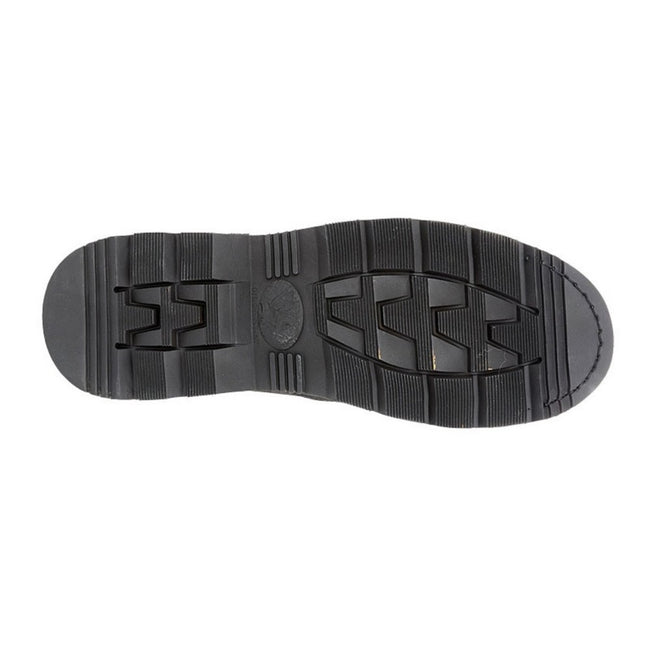 Black - Back - Grafters Mens Safety Leather Dealer Boots