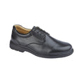 Black - Front - Roamers Mens Leather Shoes