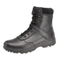 Black - Front - Grafters Mens Ambush Leather Combat Boots