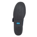 Navy - Back - Sleepers Mens Johnny Slippers