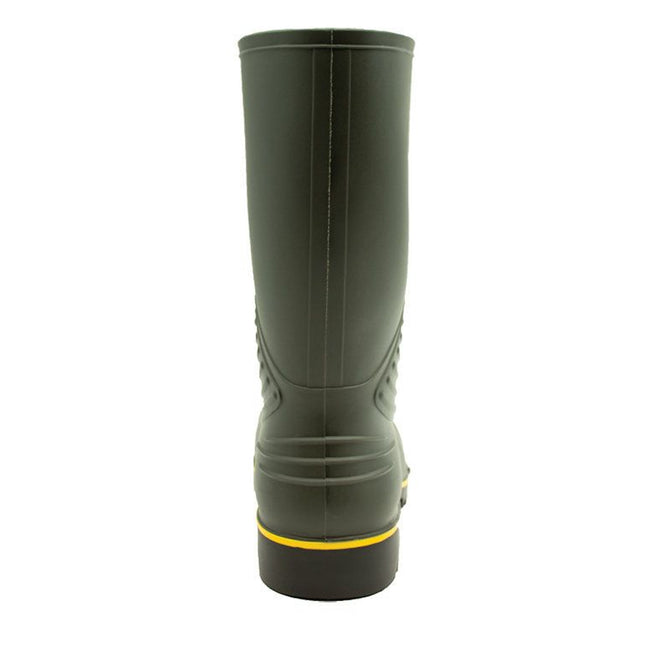 Green - Side - Dunlop Mens Acifort HD Mid Calf Wellington Boots