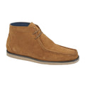 Tan - Front - Roamers Mens Suede Ankle Boots