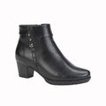 Black - Front - Cipriata Womens-Ladies Janis Ankle Boots