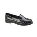 Black - Front - Cipriata Womens-Ladies Nicolina Leather Loafers