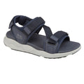 Navy - Front - PDQ Mens Webbed Sports Sandals
