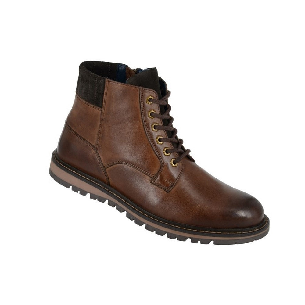 Roamers Mens Cowhide Leather Ankle Boots
