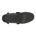 Navy - Back - Zedzzz Mens Peter Checked Slippers