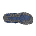 Navy-Grey - Side - PDQ Mens Logo Sandals