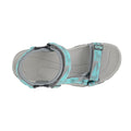 Mint-Grey - Back - PDQ Womens-Ladies Logo Sandals