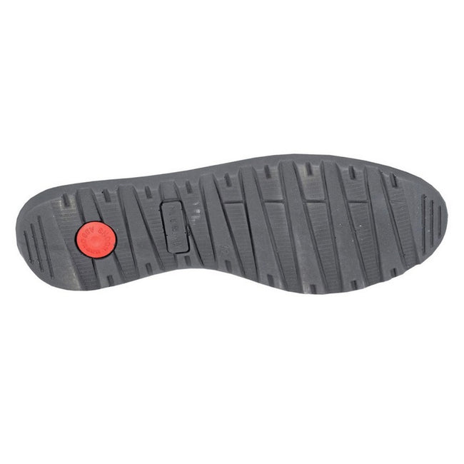 Black - Back - IMAC Mens Leather Twin Gusset Shoes