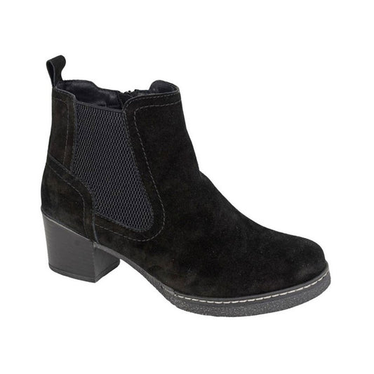 Black - Front - Cipriata Womens-Ladies Alessina Suede Ankle Boots