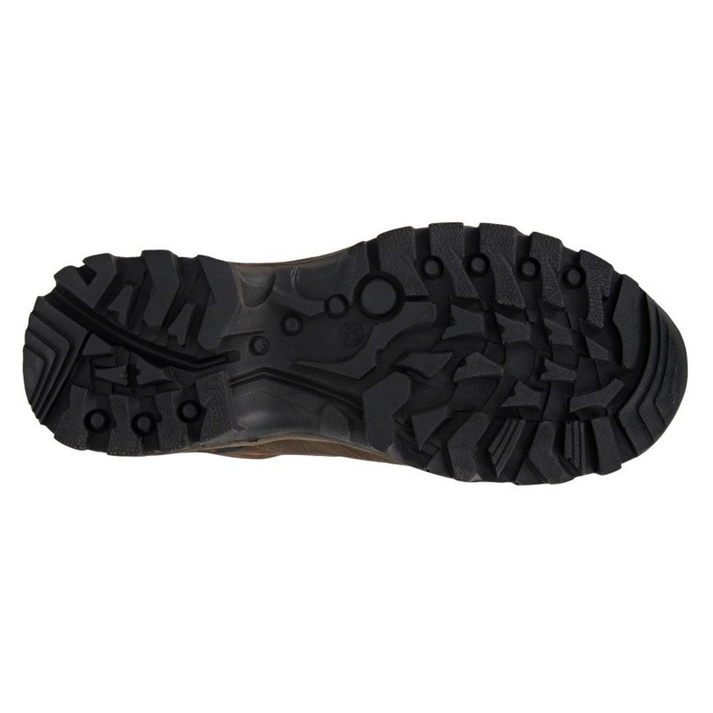 Brown - Back - Aztrek Mens Ridgeway Leather Waterproof Hiking Boots