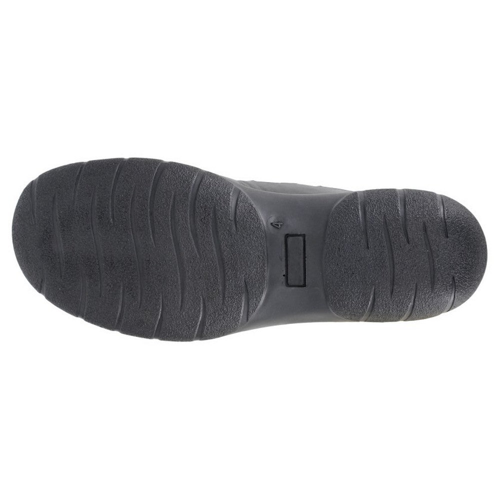 Black - Back - Mod Comfys Womens-Ladies Nappa Leather Superlight Shoes