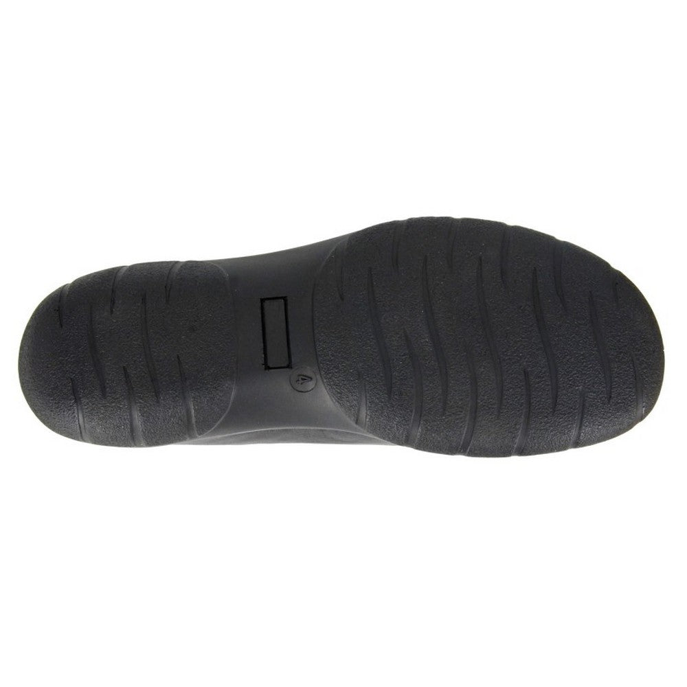 Black - Back - Mod Comfys Womens-Ladies Nappa Leather Superlight Shoes