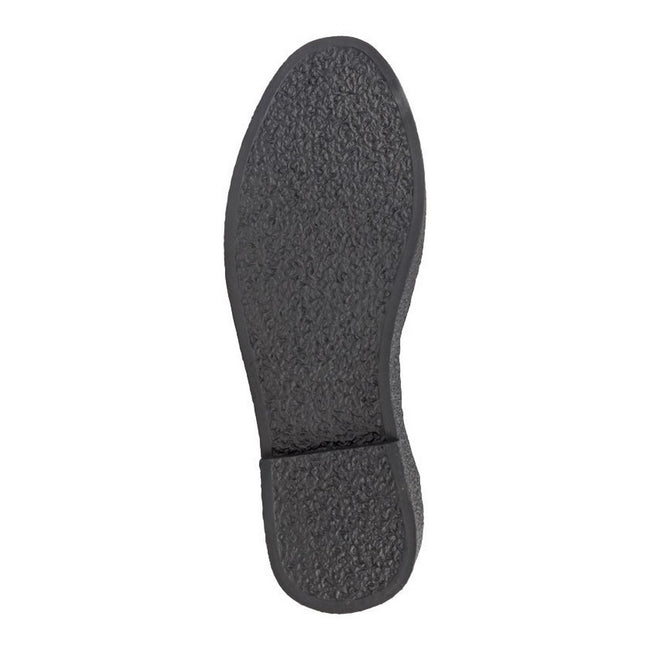 Black - Back - Roamers Mens Leather Desert Boots