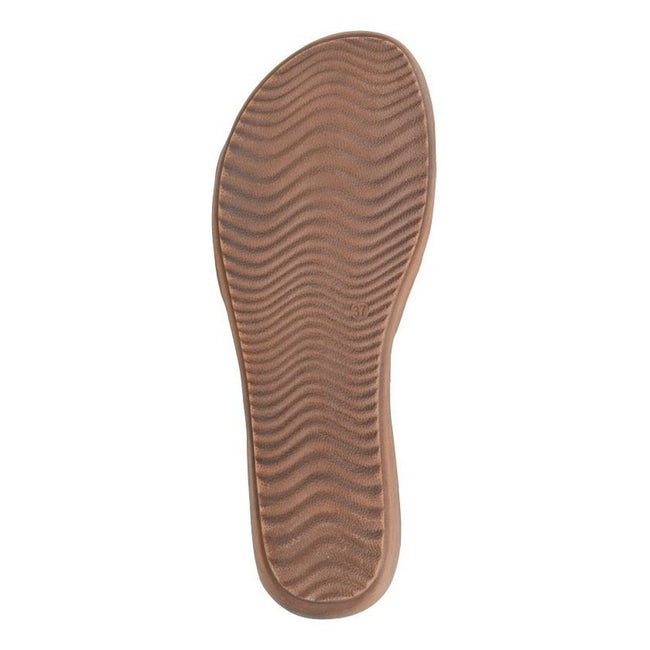 Rose Gold - Back - Cipriata Womens-Ladies Serpent Sandals