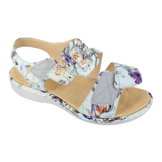 Silver - Back - Cipriata Womens-Ladies Ciretta Sandals