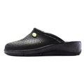 Black - Back - Dek Womens-Ladies Leather Clogs