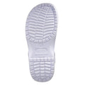 White - Back - Dek Womens-Ladies Perforated Clogs