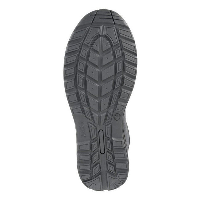 Black - Back - Grafters Mens Suede Safety Trainers