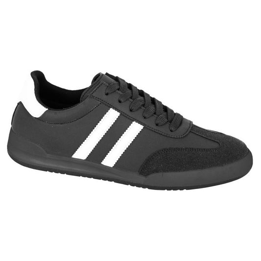 Black-White - Front - Rdek Mens Kite Synthetic Nubuck Trainers