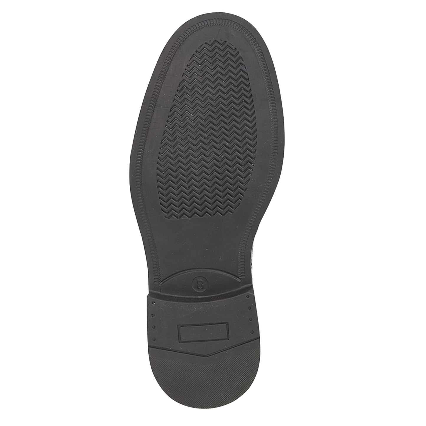 Black - Back - Grafters Mens Art Leather Brogues