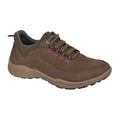 Brown - Front - Aztrek Womens-Ladies Coastal Nubuck Trainers