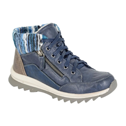 Navy - Front - Cipriata Womens-Ladies Erte Boots