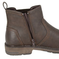 Dark Brown - Side - Route 21 Mens Chelsea Boots