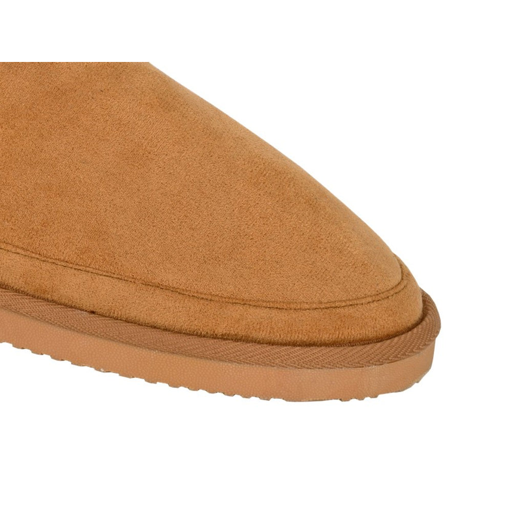 Tan - Side - Sleepers Mens David Mule Slippers