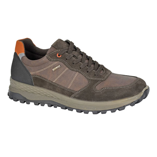 Brown - Front - IMAC Mens Leisure Suede Shoes