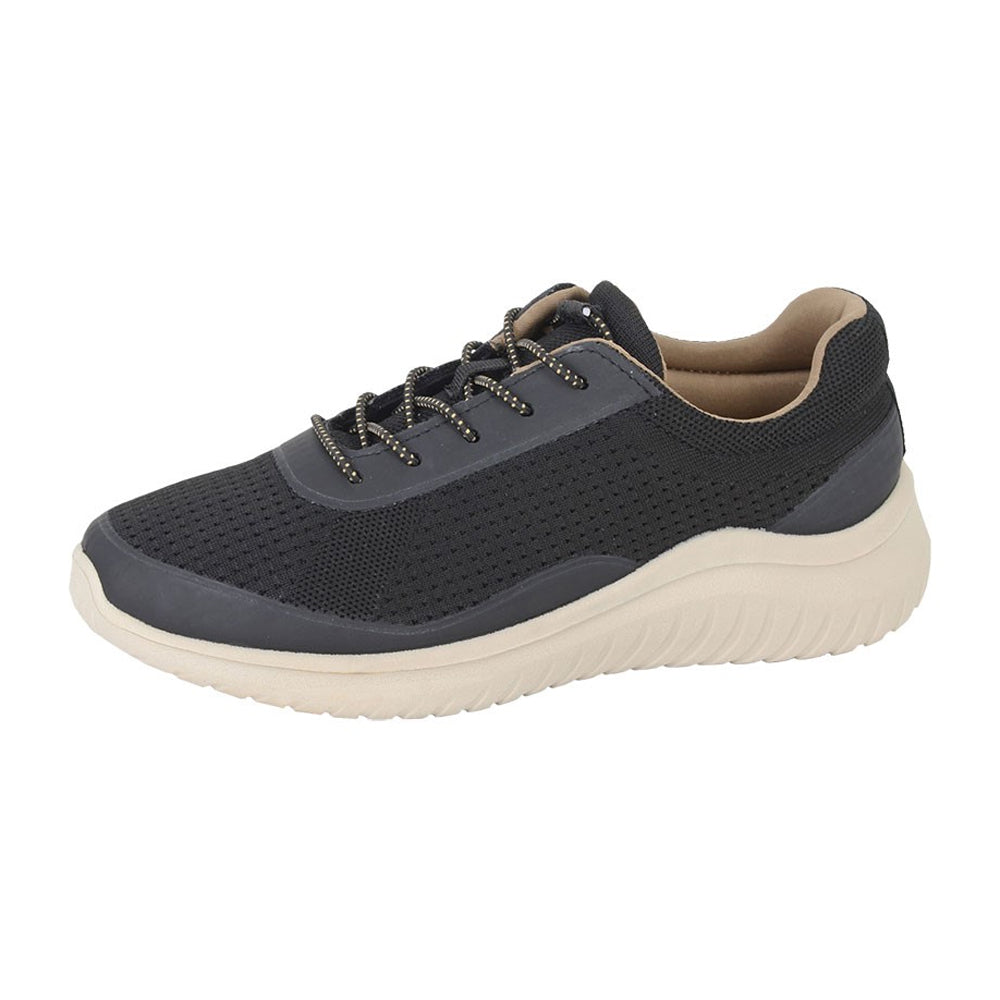 Black - Back - Boulevard Womens-Ladies Maisy Trainers