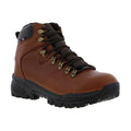 Conker Brown - Front - Johnscliffe Mens Canyon Leather Superlight Hiking Boots