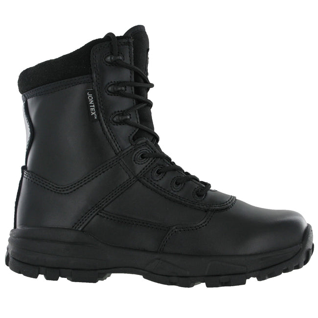 Black - Back - Grafters Mens Ambush 8 Inch Waterproof Combat Boots