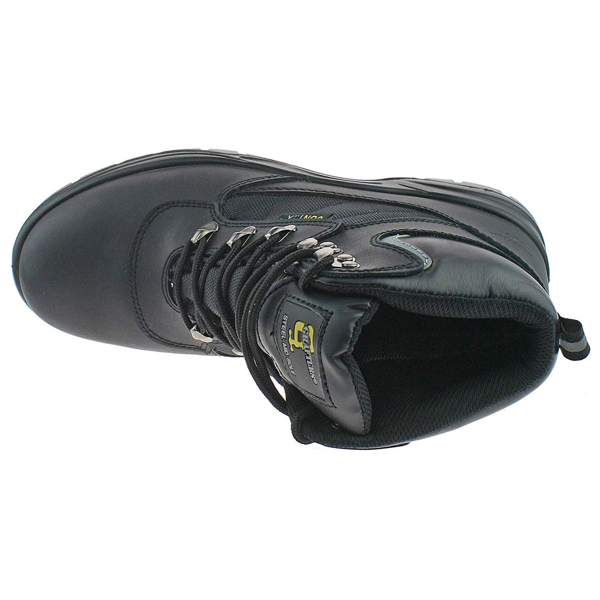 Black - Lifestyle - Grafters Mens Safety Waterproof Hiker Type Toe Cap Boots