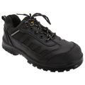 Black - Front - Grafters Mens Fully Composite Non-Metal Safety Trainer Shoes