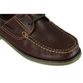 Brown Leather - Pack Shot - Dek Mens Moccasin Boat Shoes