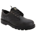 Black - Front - Grafters Mens Contractor 4 Eye Safety Shoes
