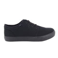 Black - Back - Dek Boys 4 Eye Black Canvas Deck Shoes