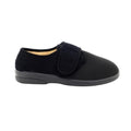 Black - Back - Sleepers Mens Arthur Superwide Stretch Slippers
