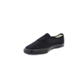 Black - Lifestyle - Dek Kids Unisex Junior Gusset Black Canvas Plimsolls