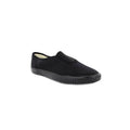 Black - Pack Shot - Dek Kids Unisex Junior Gusset Black Canvas Plimsolls