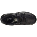 Black - Side - Dek Mens Arizona Touch Fastening Trainers