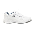 White - Back - Dek Mens Arizona Touch Fastening Trainers
