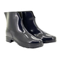 Navy Blue - Side - StormWells Womens-Ladies Ankle Wellington Dog Walking Boots