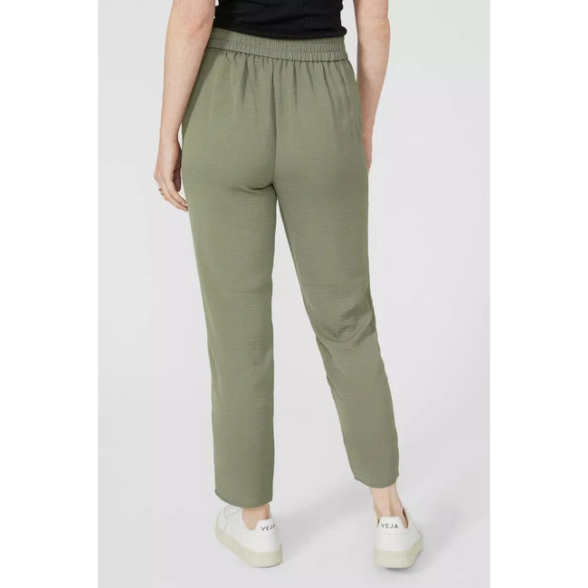Khaki - Back - Maine Womens-Ladies Jogging Bottoms