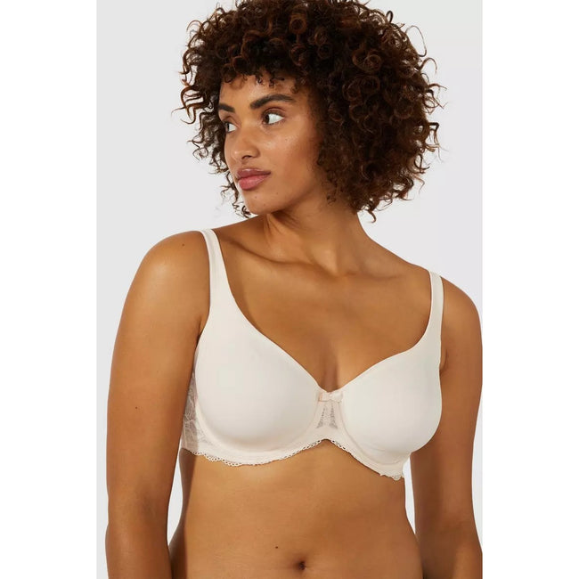 Coral-Blush - Pack Shot - Gorgeous Womens-Ladies Lace T-Shirt Bra (Pack of 2)
