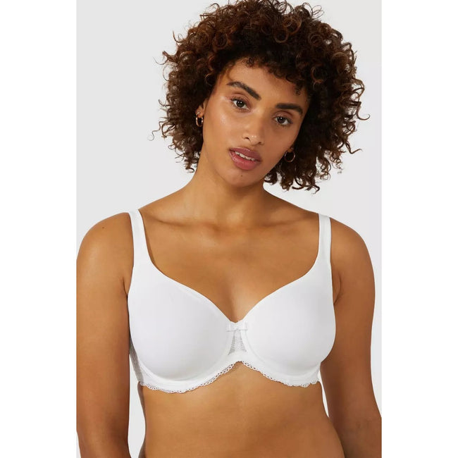 Black-White - Pack Shot - Gorgeous Womens-Ladies Lace T-Shirt Bra (Pack of 2)