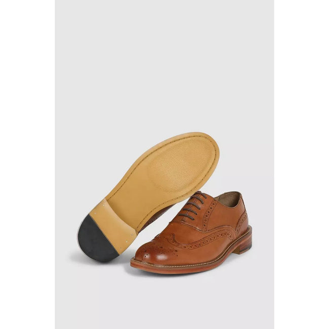 Tan - Lifestyle - Debenhams Mens Technic Chester Leather Brogues