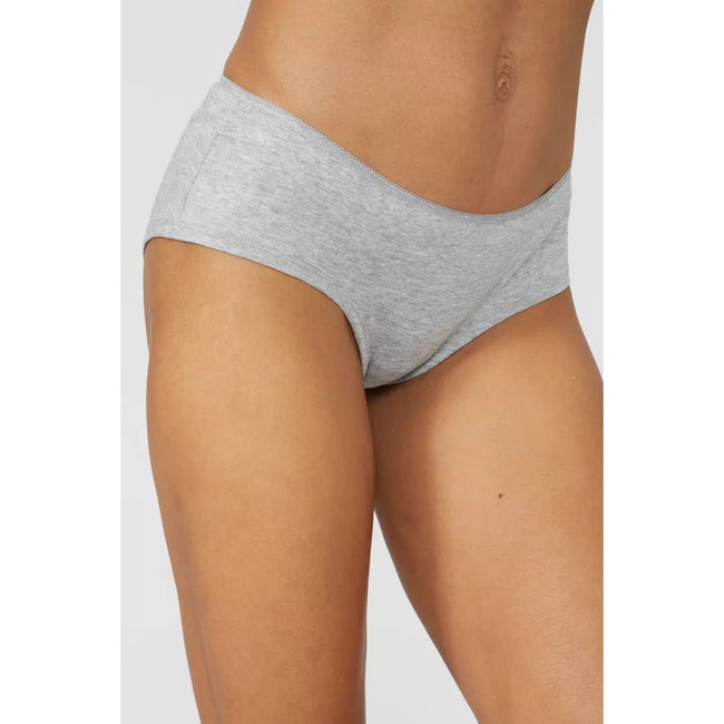 Grey - Pack Shot - Debenhams Womens-Ladies Paisley Lace Detail Briefs (Pack of 5)